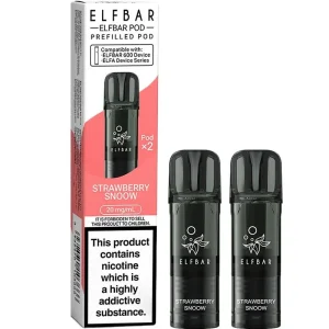 Strawberry snoow Elf Bar 600 pods 2 pack