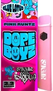 Sugar x Exodus Blue Lotus 2.2g HHC Disposable Vape