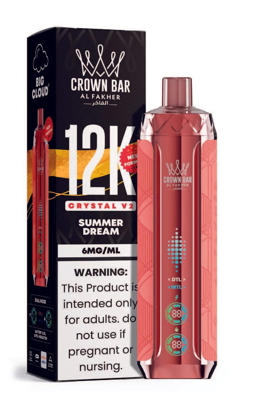 Summer Dream Al Fakher Crown Bar Crystal V2 12K