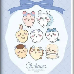 Sun-Star Stationery Chiwa Character Notebook 2027 A6 Monthly