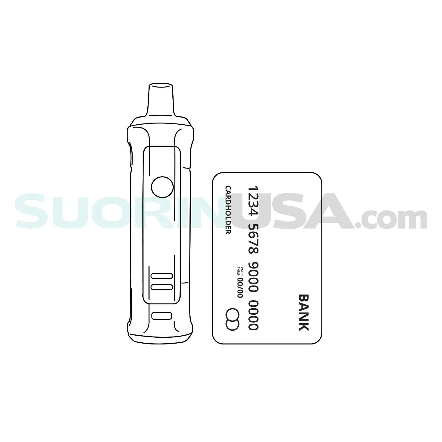 Suorin Trident LIVELY GREEN - 85W Pod Mod Kit - Image 2