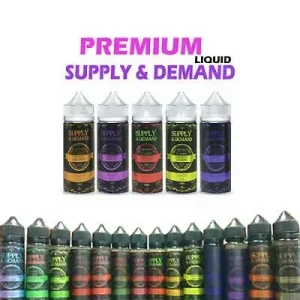 Supply and Demand E Liquid Juice Ice & Slush | Premium Fruity Ice Vape Juice