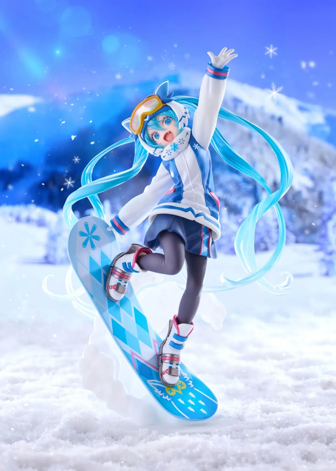 Taito Hatsune Miku Figure Snow Miku All Stars 2016 Purple 21 cm - Image 2