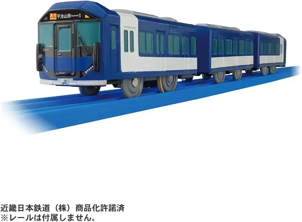 Takara Tomy Plarail Kintetsu 1A Series Blue Train Toy, 3-Car - Image 2