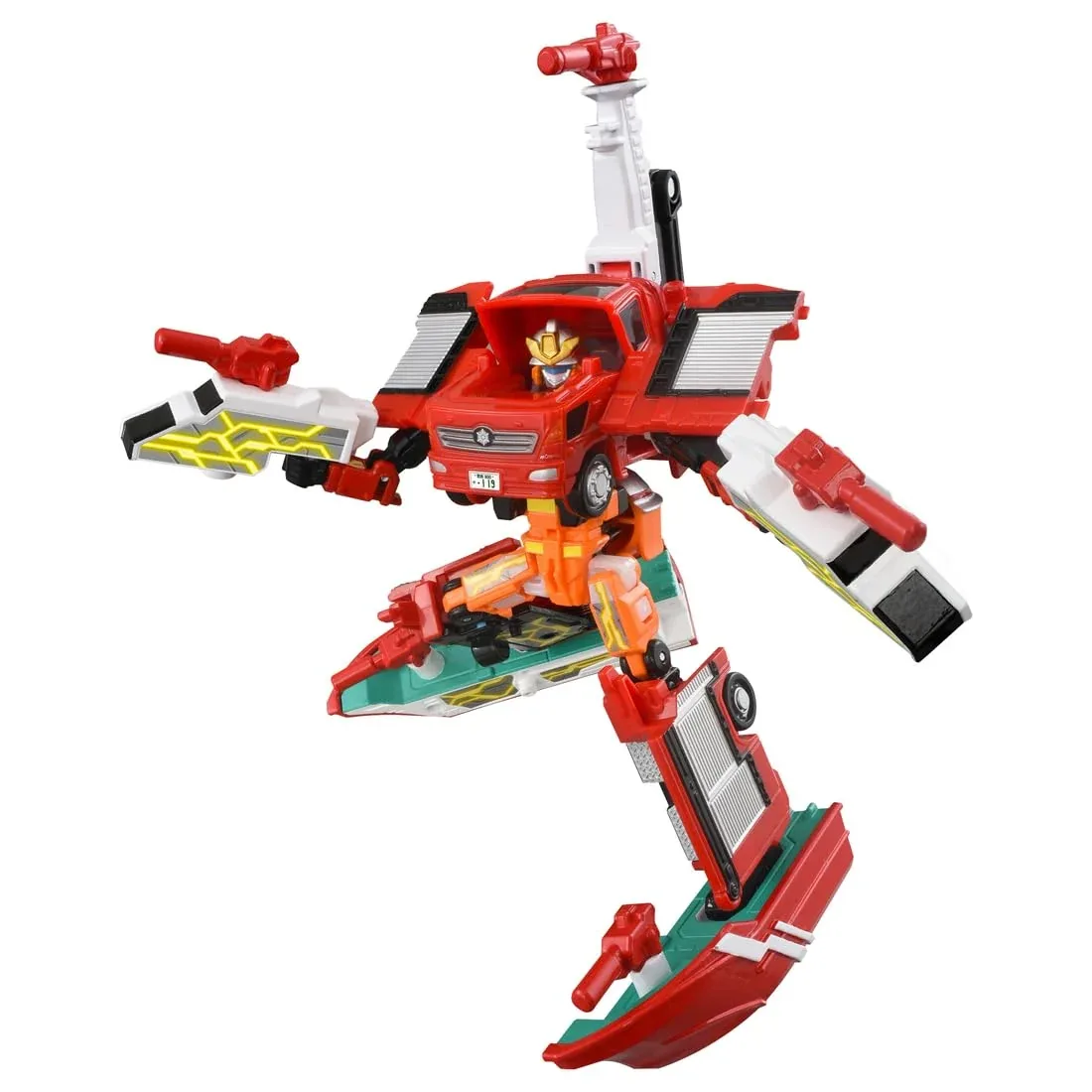 Takara Tomy Tomica Fire Braver Engine & Boat Set Toy for Ages 3+