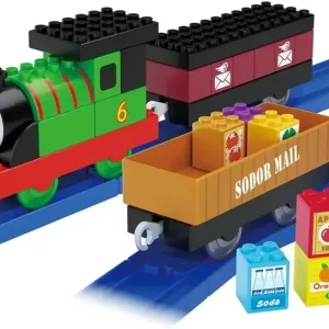 Takara Tomy Tomica Plarail Blocks Train Toy Set for Kids, Ages 3+