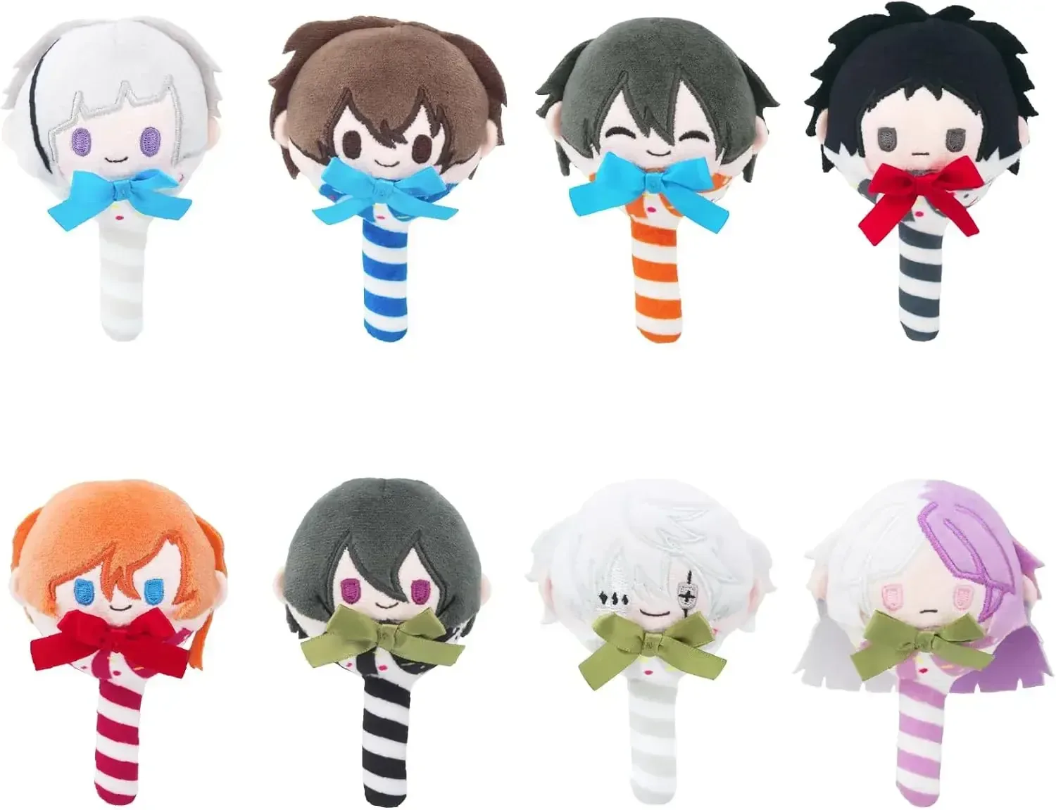 Tapioca Bungo Stray Dogs Anime Candy Plush Goods Box Set of 8