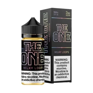 The One Milky Loops Vape Juice 100ml - 3mg