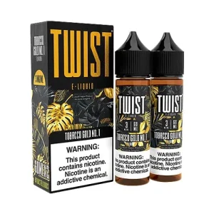 Tobacco Gold No.1 2x 60ml (120ml) Vape Juice - Twist E-Liquids - 3MG