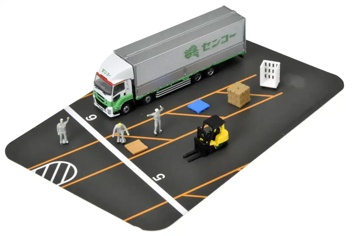 Tomytec Truck Collection Logistics Wing Van Set F Senko Diorama 331322