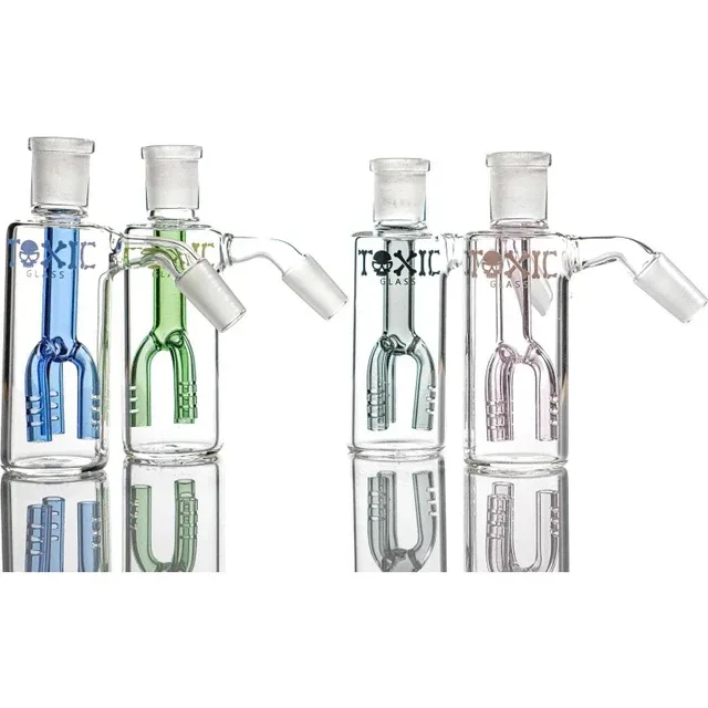 Toxic Glass 3 Arm Perc Ash Catcher