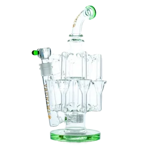 Tsunami 13″ Glass Water Pipe & Concentrate Rig – Shower Head