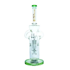 Tsunami 13″ Glass Water Pipe & Concentrate Rig – Shower Head