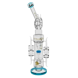Tsunami 20″ Glass Water Pipe – Sprinkler Shower Head Recycler