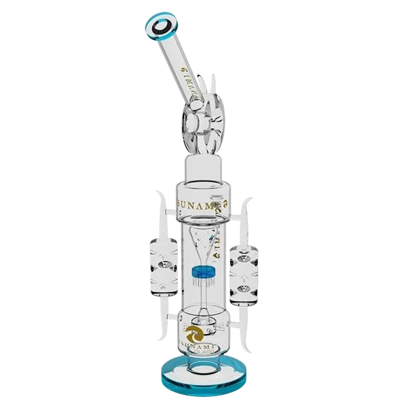 Tsunami 20″ Glass Water Pipe – Sprinkler Shower Head Recycler