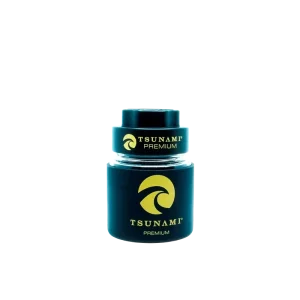 Tsunami Dry Herb Grinder with Glass Jar – 60mm
