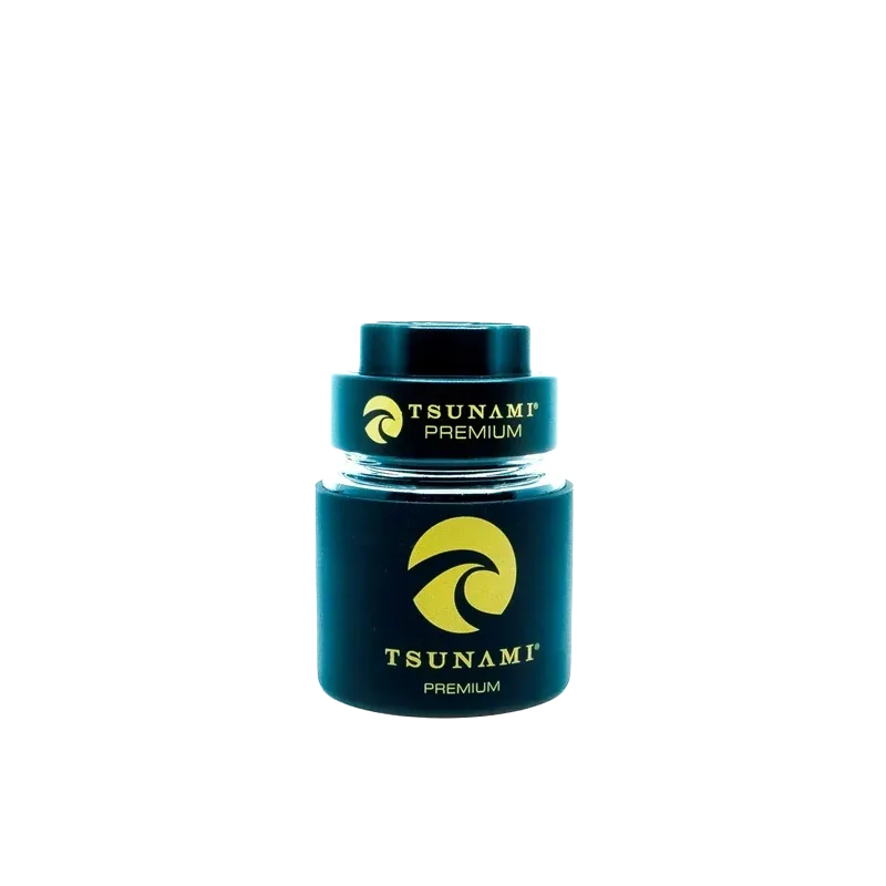 Tsunami Dry Herb Grinder with Glass Jar – 60mm