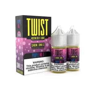 Twist E-Liquid Purple No.1 2x 30ml (60ml) Nic Salt Vape Juice - Twist E-Liquids - 35MG