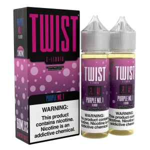 TWIST E-Liquid – Purple No.1 (Berry Medley Lemonade) – 120ML E-Liquid (Twin 60ML Pack)
