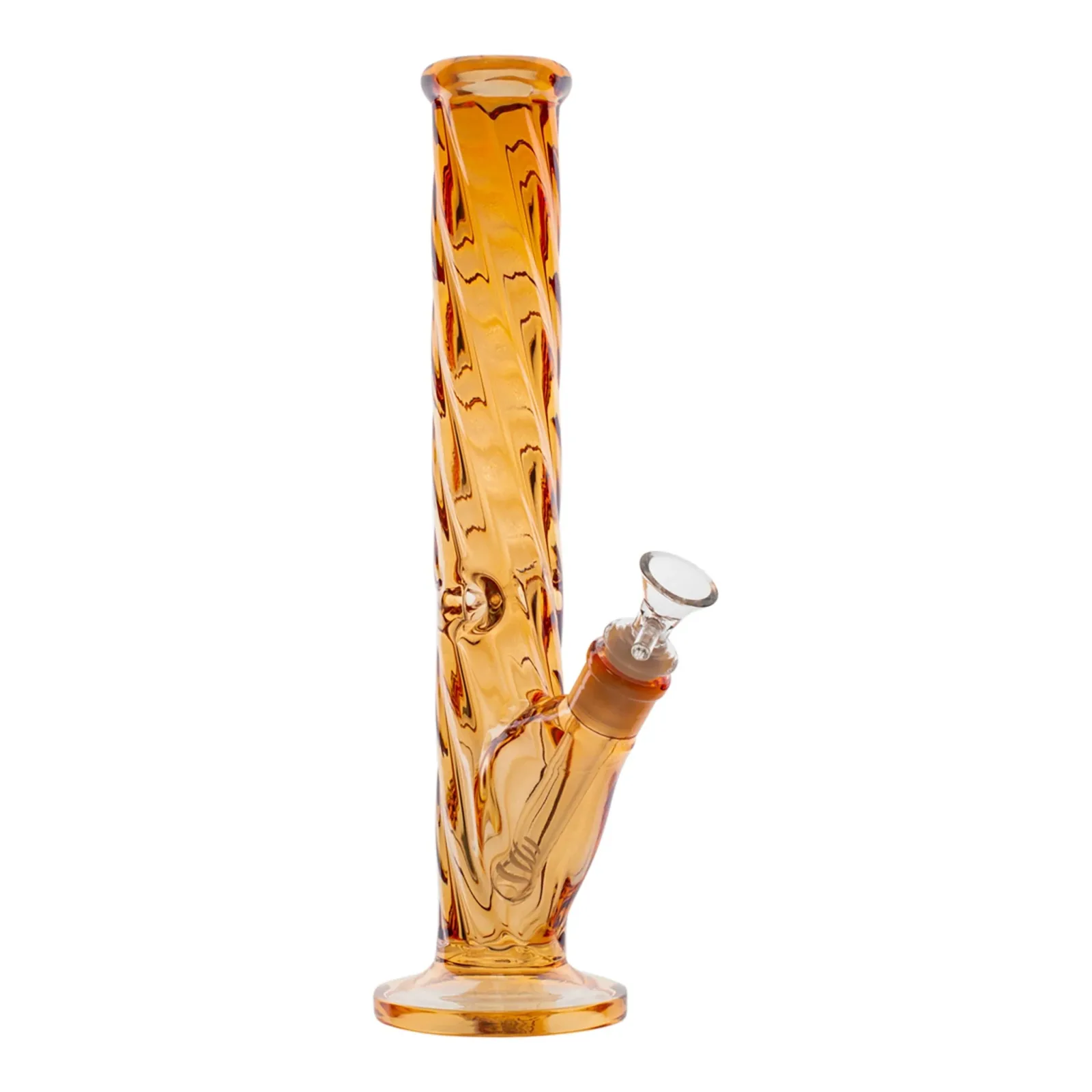 Twisted Rainbow Straight Tube Bong - 12.5in - Image 2