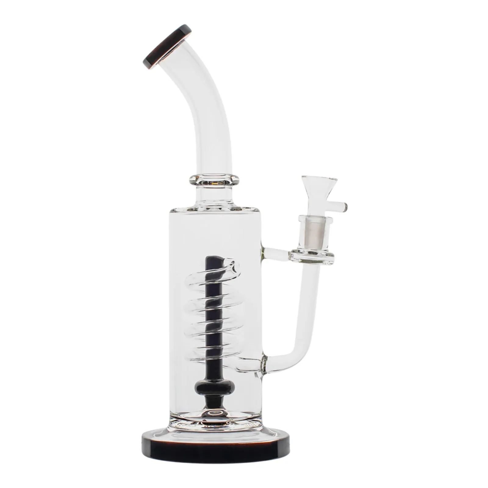 Twisting Helix Perc Bong - 12in - Image 2