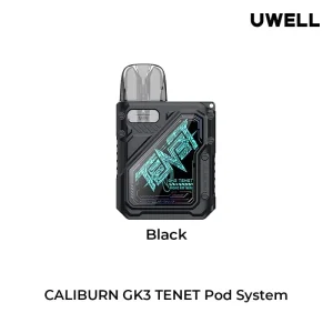 Uwell Caliburn GK3 Tenet 25W Pod Kit - Black