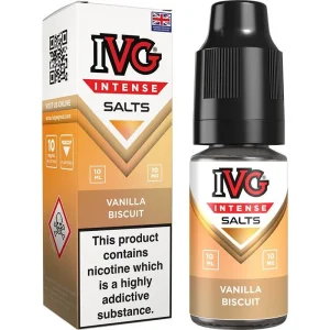 Vanilla biscuit IVG Intense Salts e-liquid 10ml