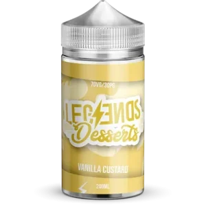 VANILLA CUSTARD (DESSERTS) 200ML E LIQUID BY LEGENDS PGVG 30/70