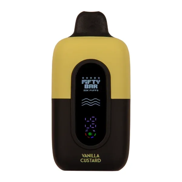 Vanilla Custard Fifty Bar 20K - America’s Trusted Online Vape Store