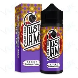 Vape UK | Just Jam Berry Shortbread Cookie 100ml Short Fill E Liquid