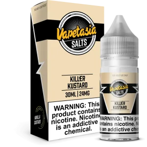 VAPETASIA SALTS – Killer Kustard – 30ML E-Liquid