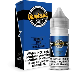 VAPETASIA SALTS – Royalty Two- 30ML E-Liquid