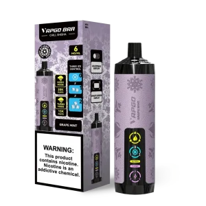VAPGO Chill Shisha 30K Ice Control Disposable Vape (0.6% 30,000 Puffs) - Grape Mint
