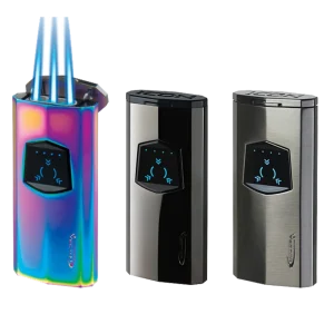 Vector Icon Electric Triple Flame Torch Lighter