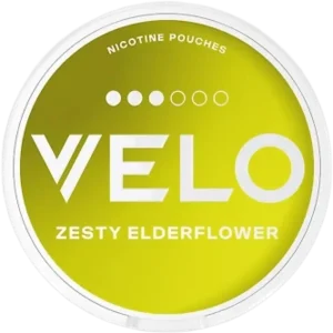 VELO Zesty Elderflower Nicotine Pouches – 10mg (5 Pack)
