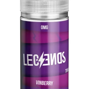 VINBERRY Vape Juice By Legends E-Liquid 0mg 200ml 70/30