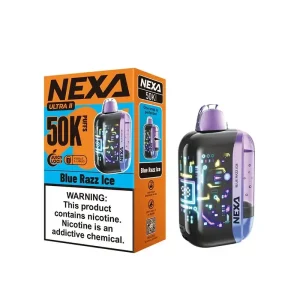 VOOPOO NEXA Ultra II 50K Disposable Vape (5%, 50000 Puffs) - Blue Razz Ice