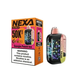 VOOPOO NEXA Ultra II 50K Disposable Vape (5%, 50000 Puffs) - Georgia Peach Ice