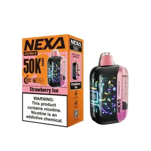 VOOPOO NEXA Ultra II 50K Disposable Vape (5%, 50000 Puffs) - Strawberry Ice