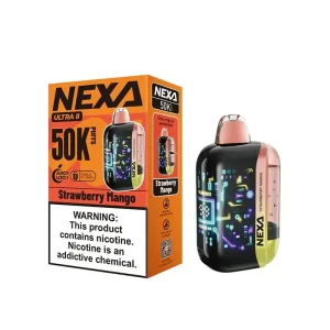VOOPOO NEXA Ultra II 50K Disposable Vape (5%, 50000 Puffs) - Strawberry Mango