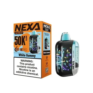 VOOPOO NEXA Ultra II 50K Disposable Vape (5%, 50000 Puffs) - White Gummy