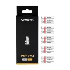 VOOPOO PnP Replacement Coils (5pcs) - VM3 0.45ohm