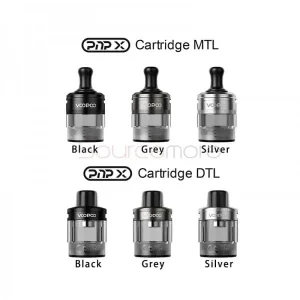 VooPoo PnP X Cartridge DTL 2 Pack (Silver)