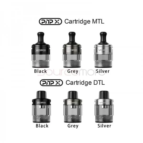 VooPoo PnP X Cartridge DTL 2 Pack (Silver)