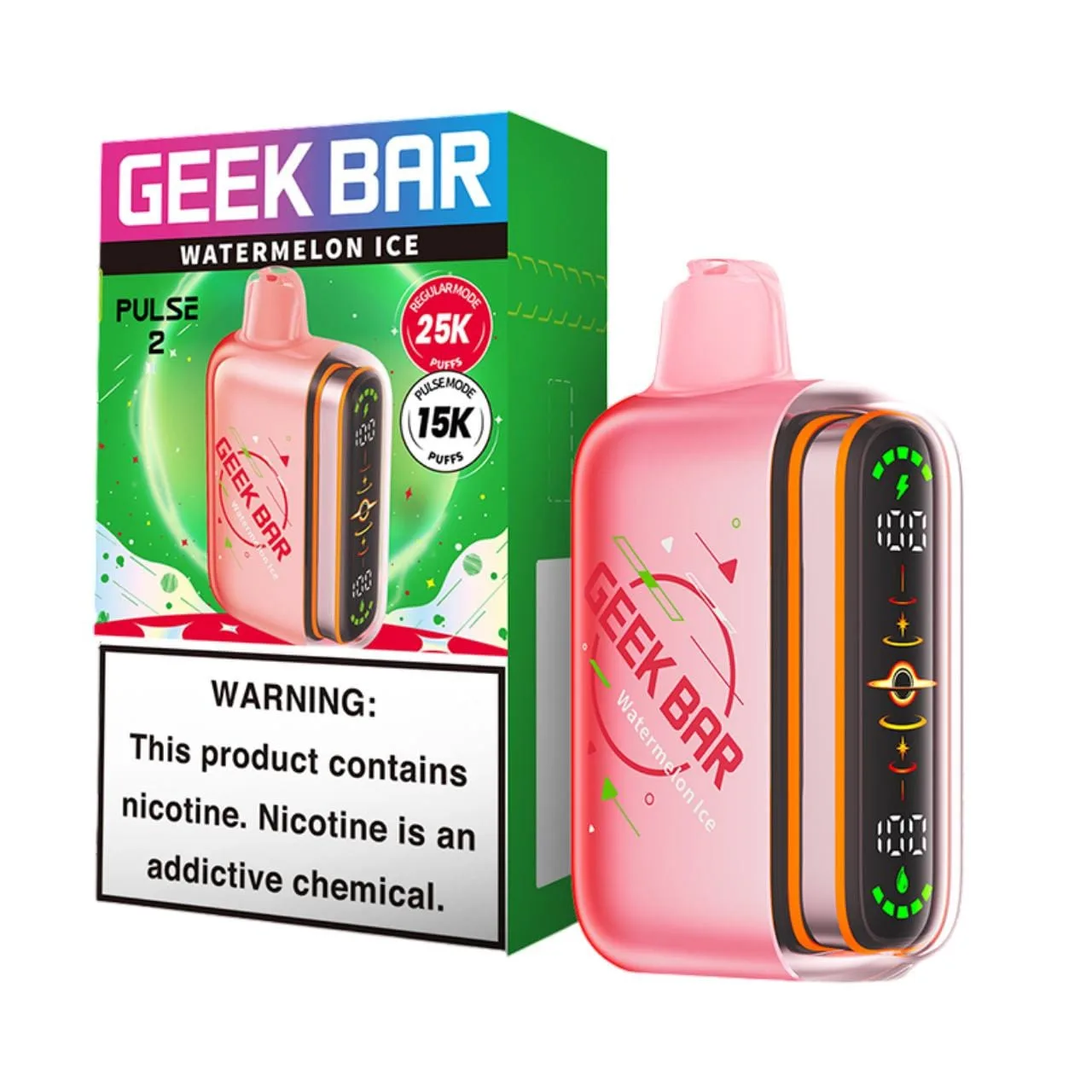 Watermelon Ice Geek Bar Pulse 2 25K