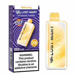 White Pixy Lost Mary MT35000 Turbo