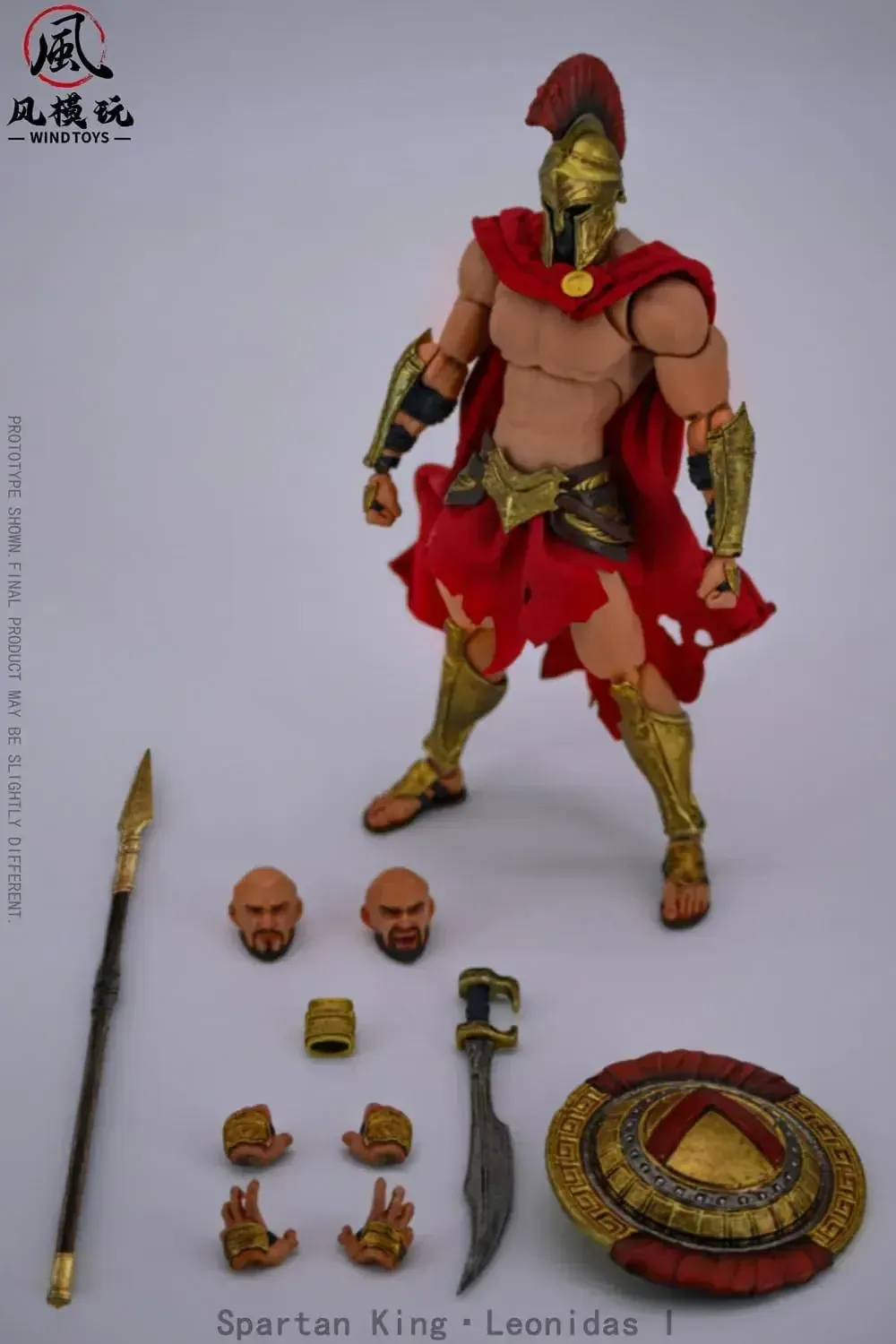 Wind Toys Spartan King Leonidas I Historical Figure 1/12 Scale - Image 2
