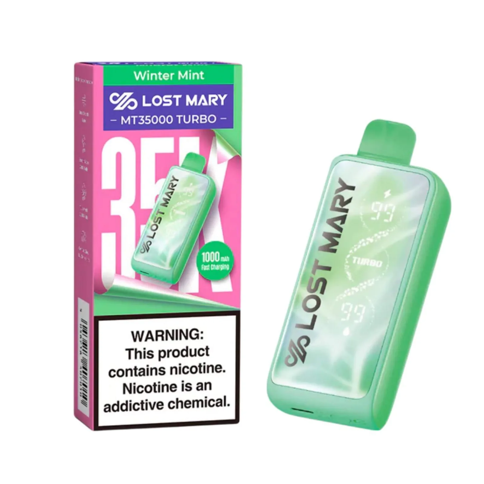 Winter Mint Lost Mary MT35000 Turbo