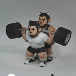 Xiaoxiong and his friends - fitness partners