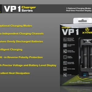 XTAR VP1 | Adjustable Battery Charging Kit